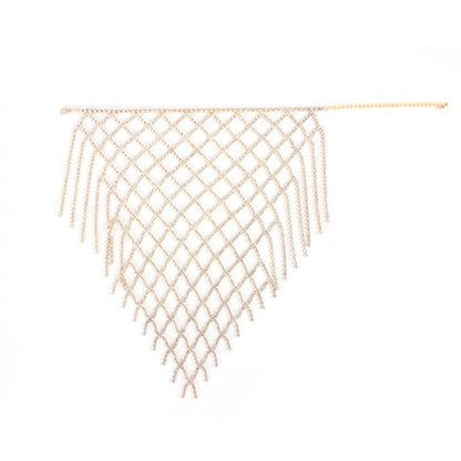 Rhinestone Tassel Shoe Cover Anklet - Onlymaker