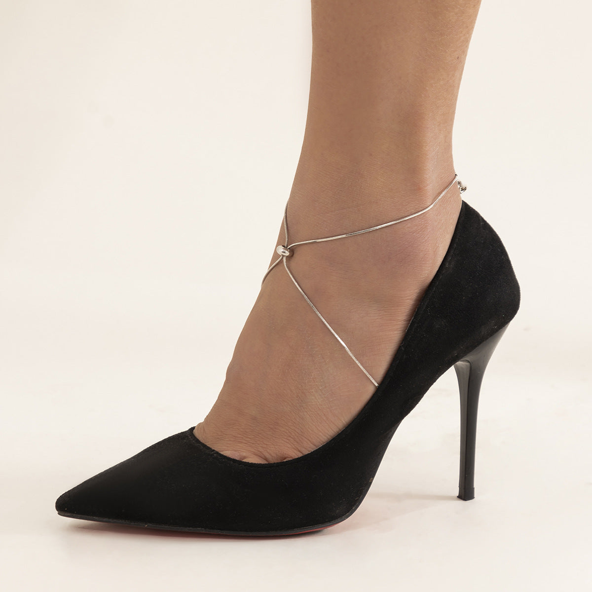 Cross Adjustable Anklet - Onlymaker