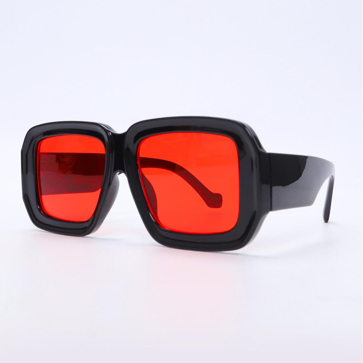 Square Shape Wide Rim Sunglasses - Onlymaker