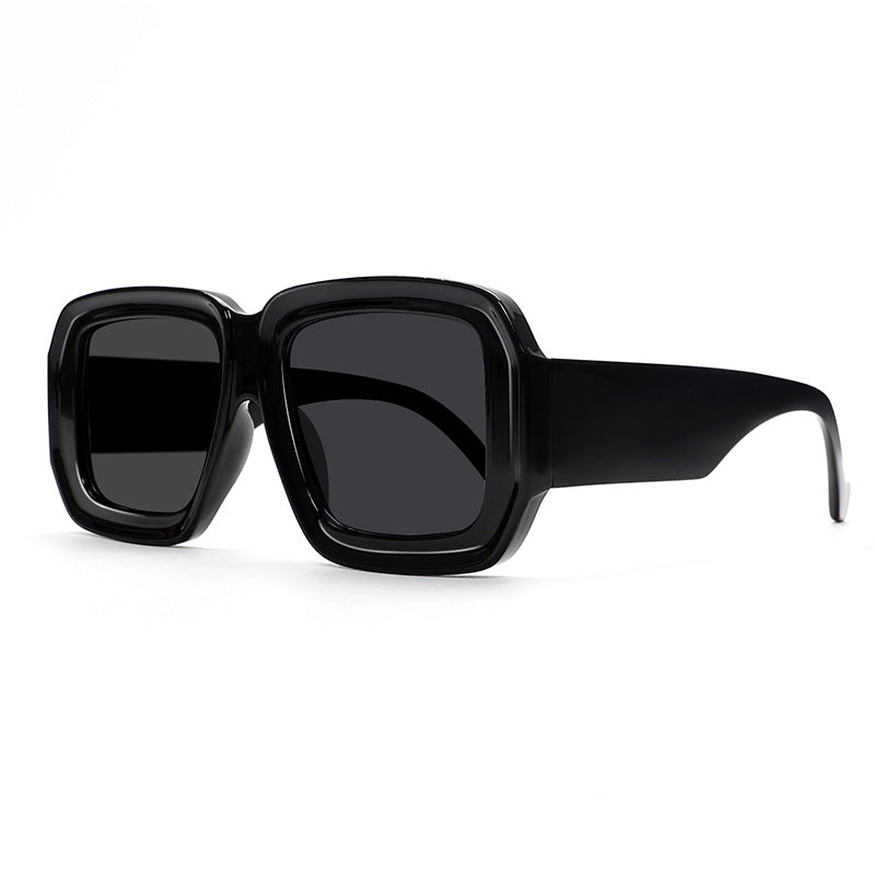 Square Shape Wide Rim Sunglasses - Onlymaker