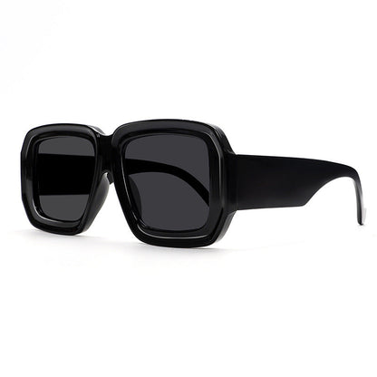Square Shape Wide Rim Sunglasses - Onlymaker