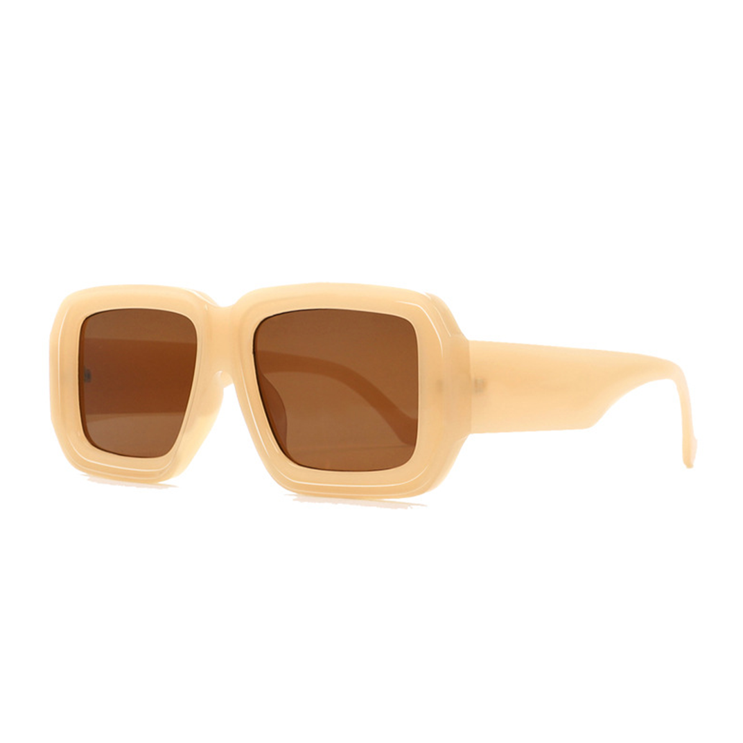 Square Shape Wide Rim Sunglasses - Onlymaker