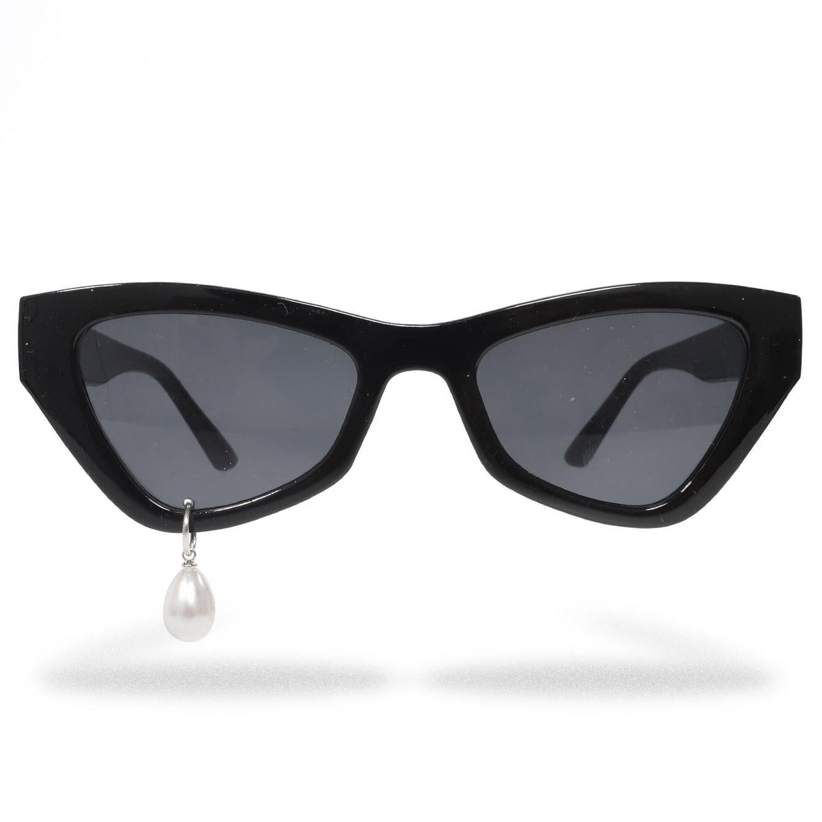 Pearl Pendant Cat Eye Sunglasses - Onlymaker