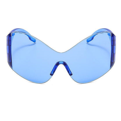 Large Frame Cyberpunk Sunglasses - Onlymaker
