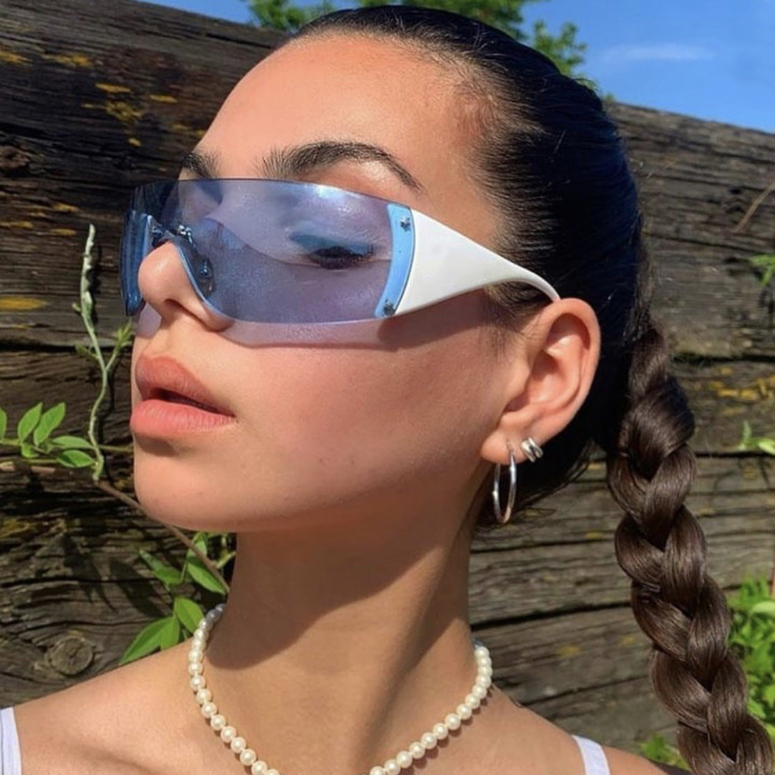 Rimless Riding Sunglasses - Onlymaker
