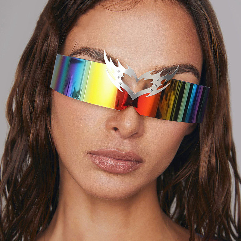 Rimless Colored Sunglasses - Onlymaker