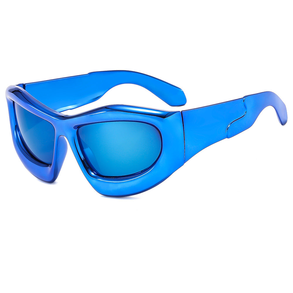 Thick Frame Punk Sunglasses - Onlymaker