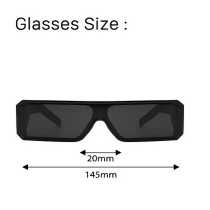 Rectangular Rim Sunglasses - Onlymaker