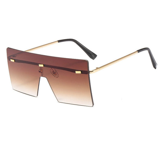 Square Shape Rimless Sunglasses - Onlymaker