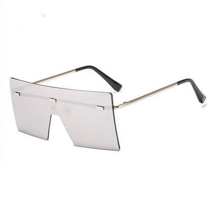 Square Shape Rimless Sunglasses - Onlymaker