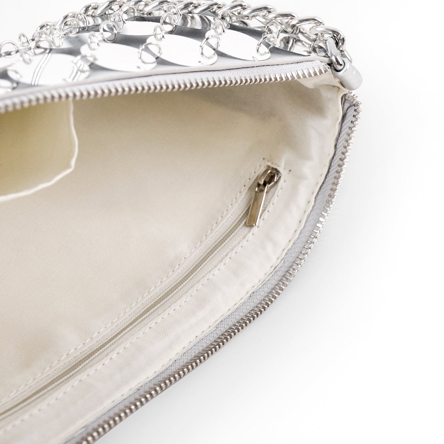 Silver Sequins Chain Handbag - Onlymaker