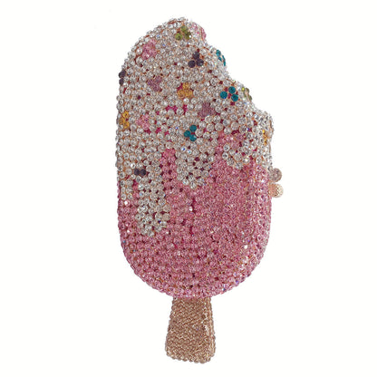 Diamond Rhinestone Ice Cream Clutch - Onlymaker
