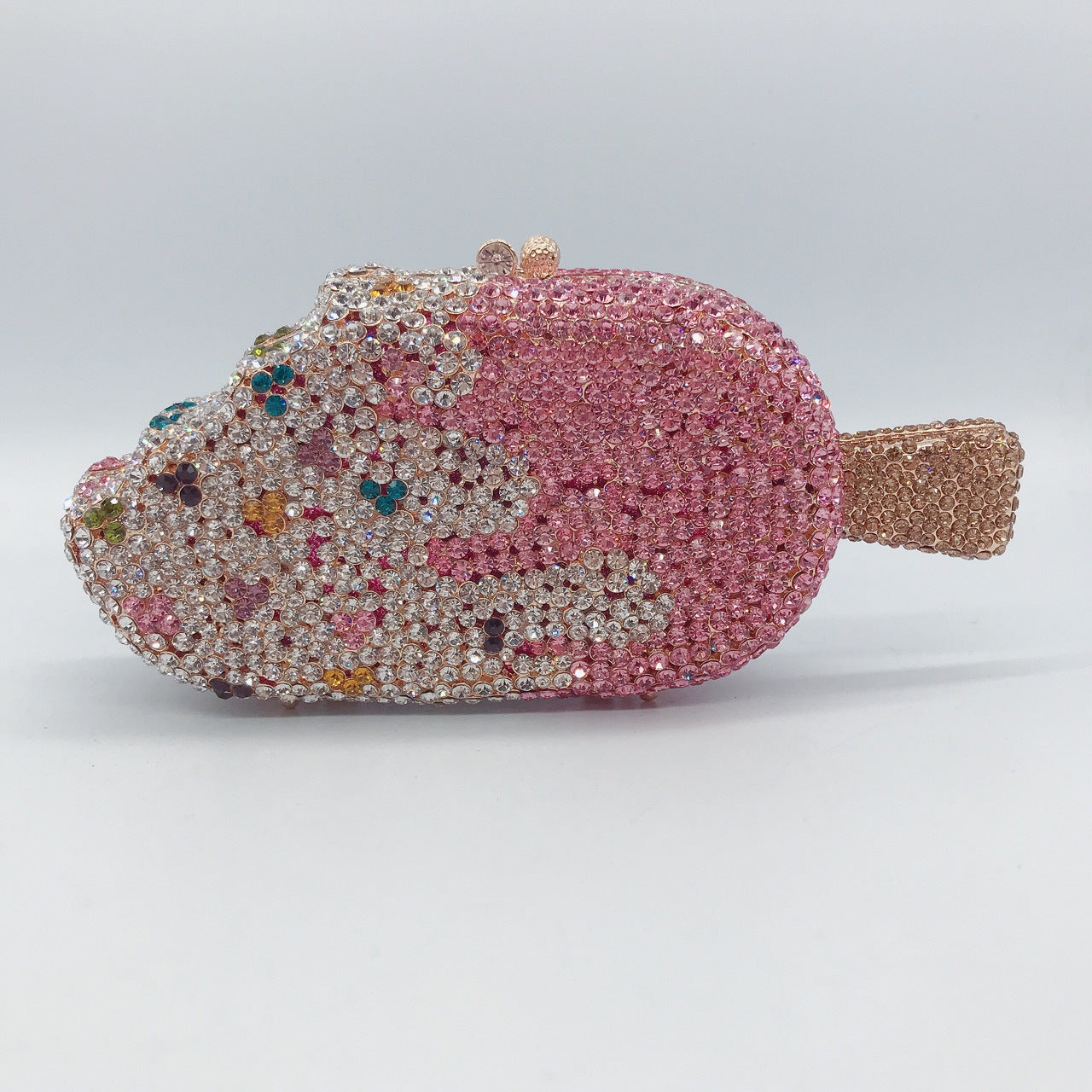 Diamond Rhinestone Ice Cream Clutch - Onlymaker
