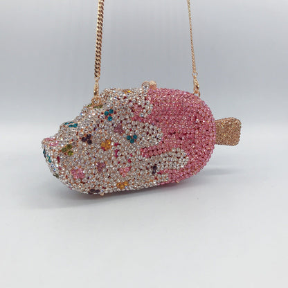 Diamond Rhinestone Ice Cream Clutch - Onlymaker