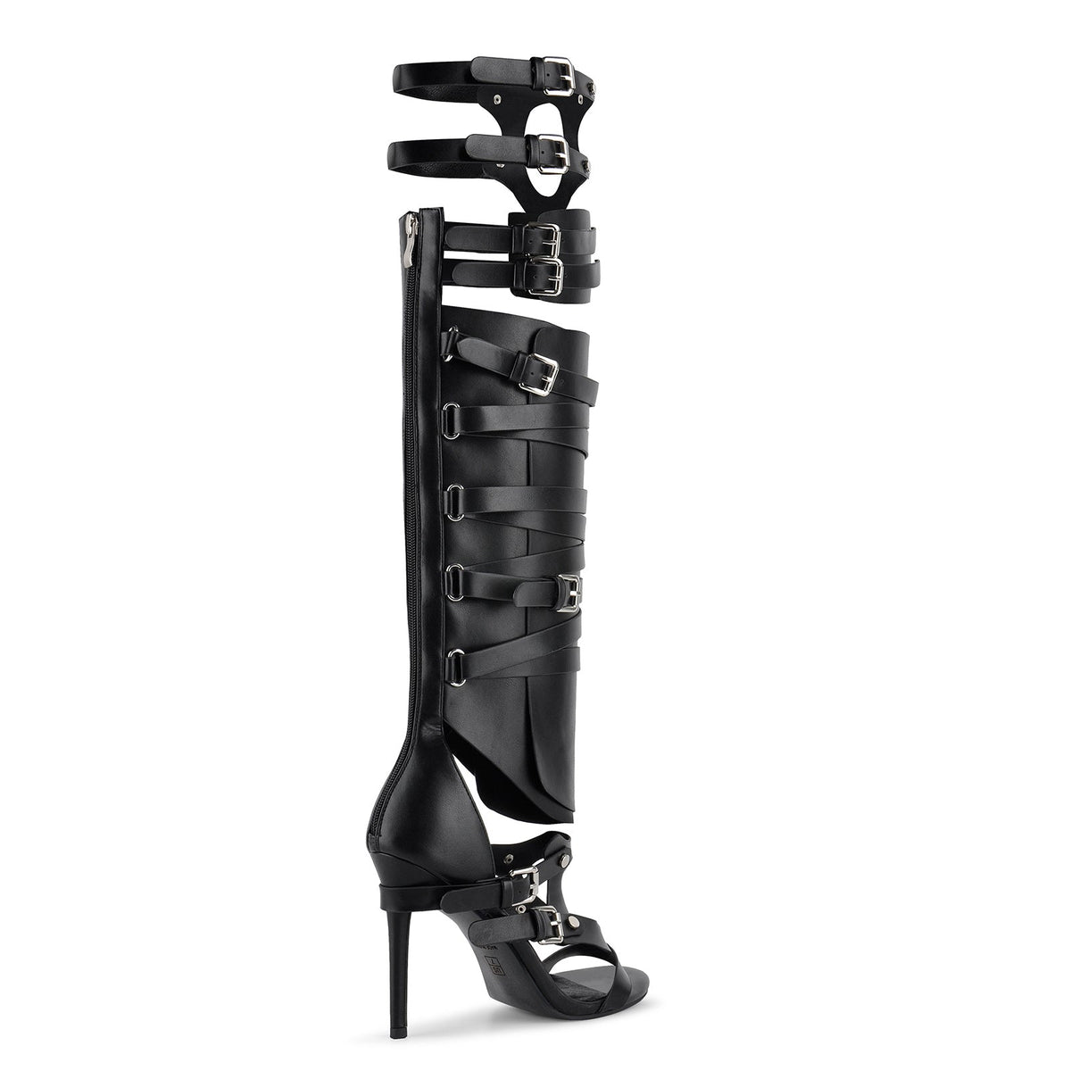 Gladiator Multi Buckles Thigh High Boots Sandals - Onlymaker