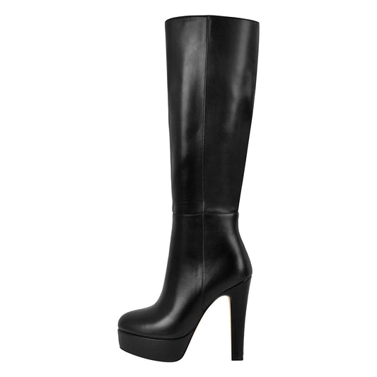 Onlymaker Platform Knee High Boots - Stylish and Comfortable - Onlymaker
