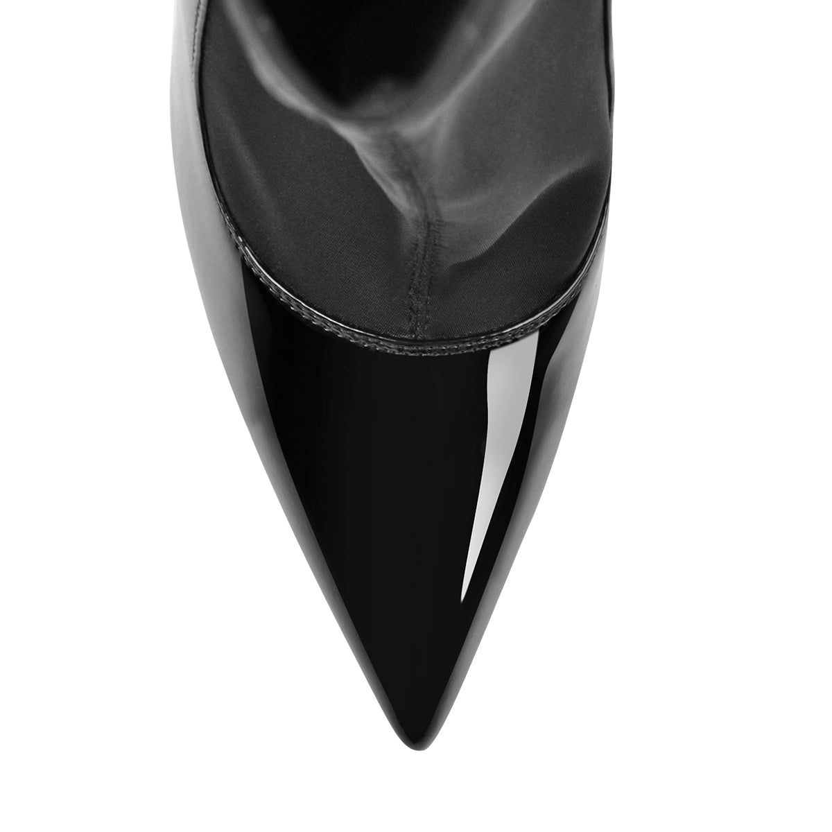 Pointed Toe Minimalistic Stretch Stiletto Ankle Boots - Onlymaker