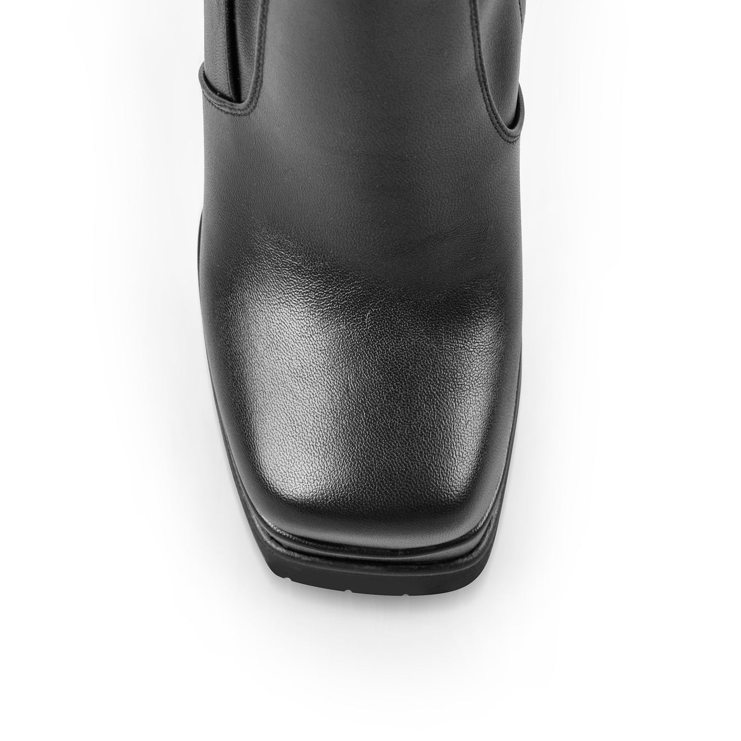 Double Platform Chunky Heel Knee High Boots - Onlymaker