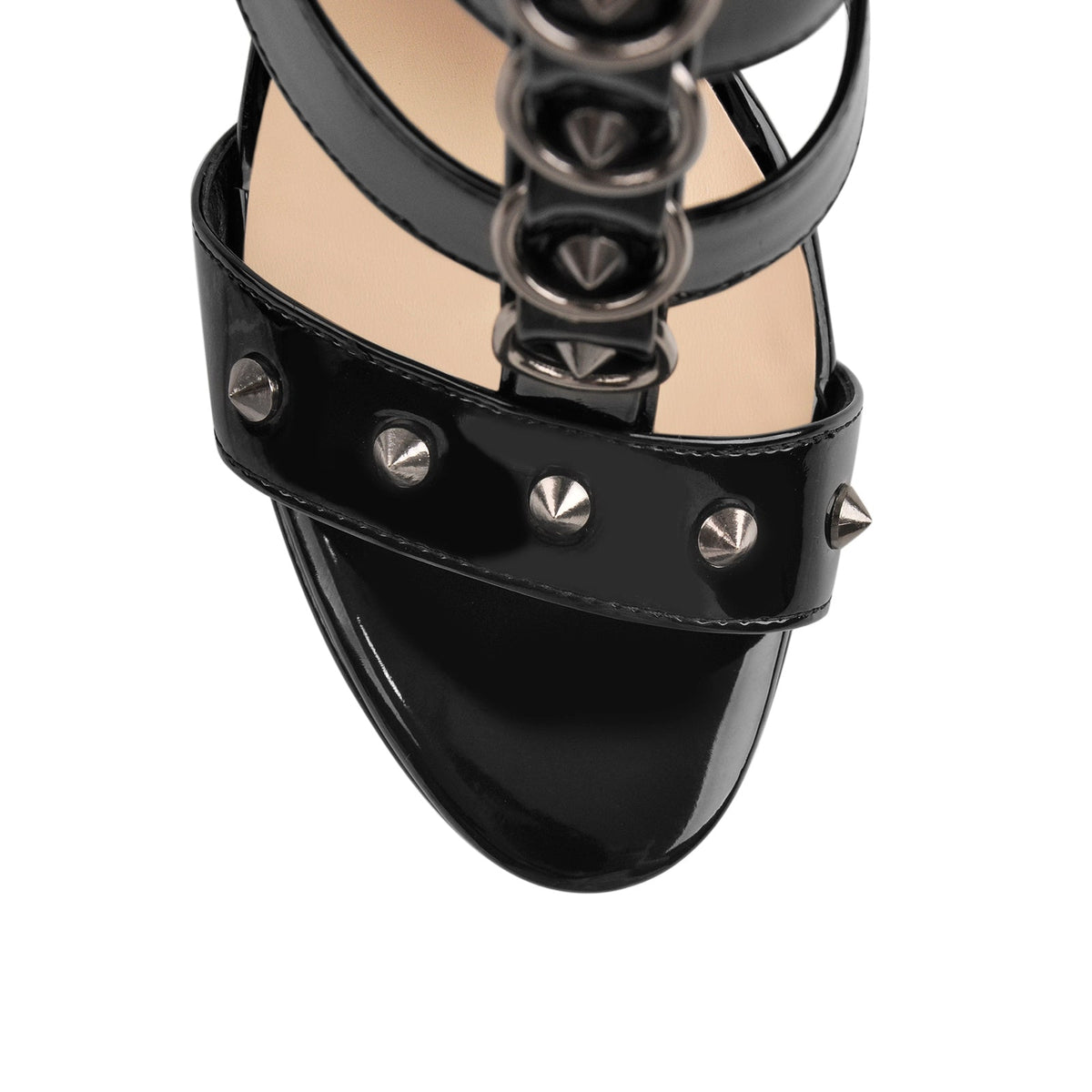 Pointed Toe Buckle Strap Stiletto Platform Sandals - Onlymaker