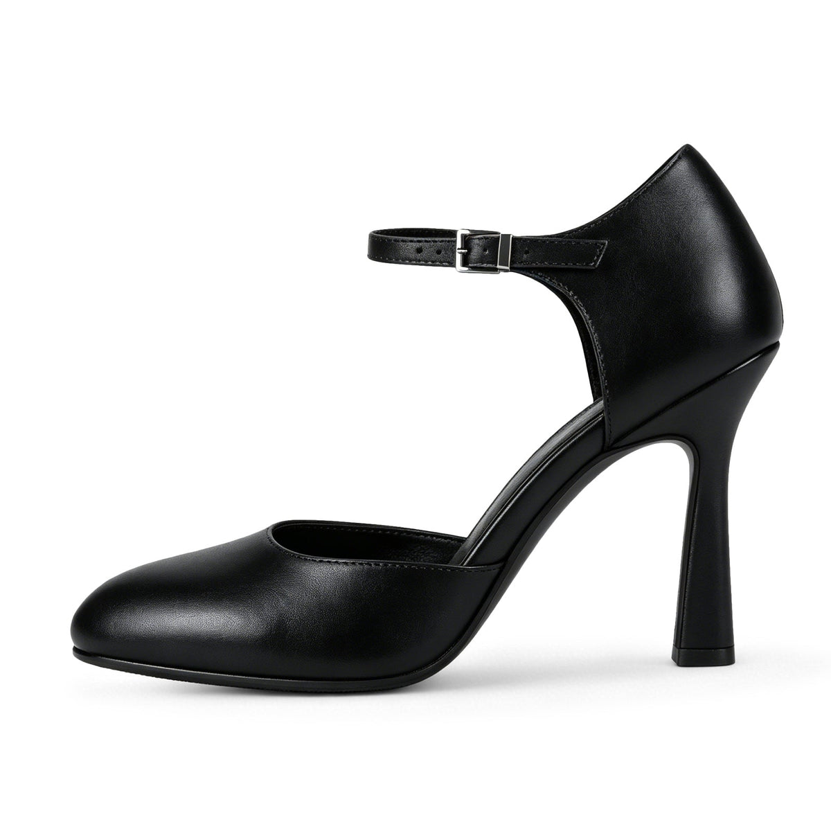 Pointed Toe Buckle Strap Stiletto Pumps - Onlymaker