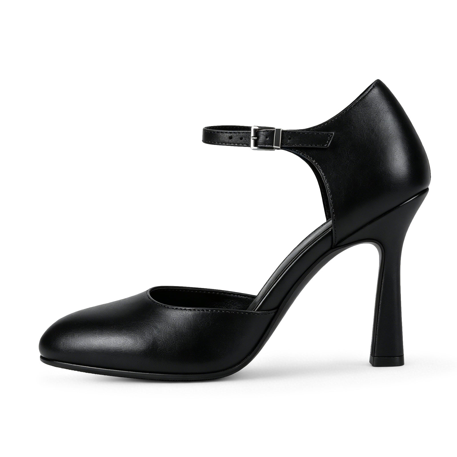 Pointed Toe Buckle Strap Stiletto Pumps - Onlymaker