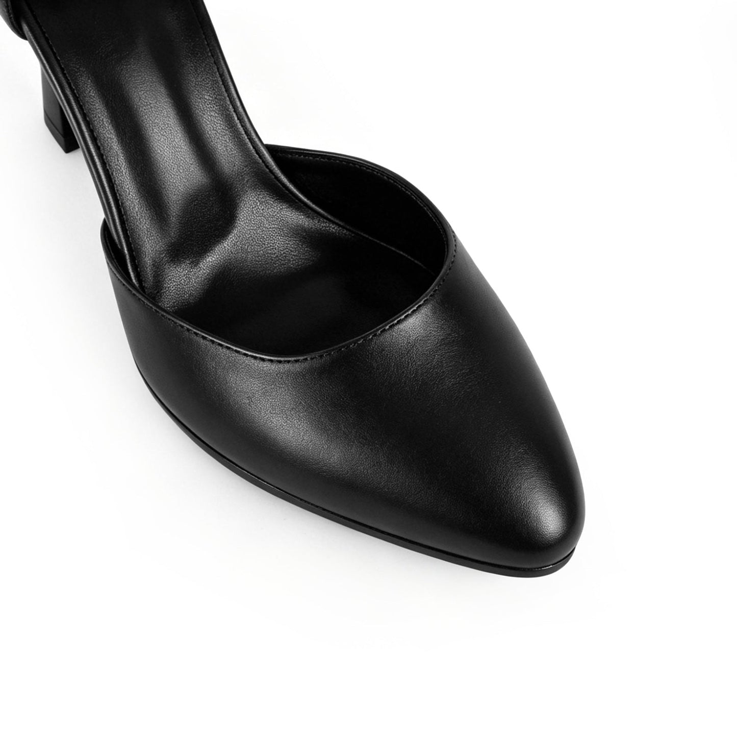 Pointed Toe Buckle Strap Stiletto Pumps - Onlymaker