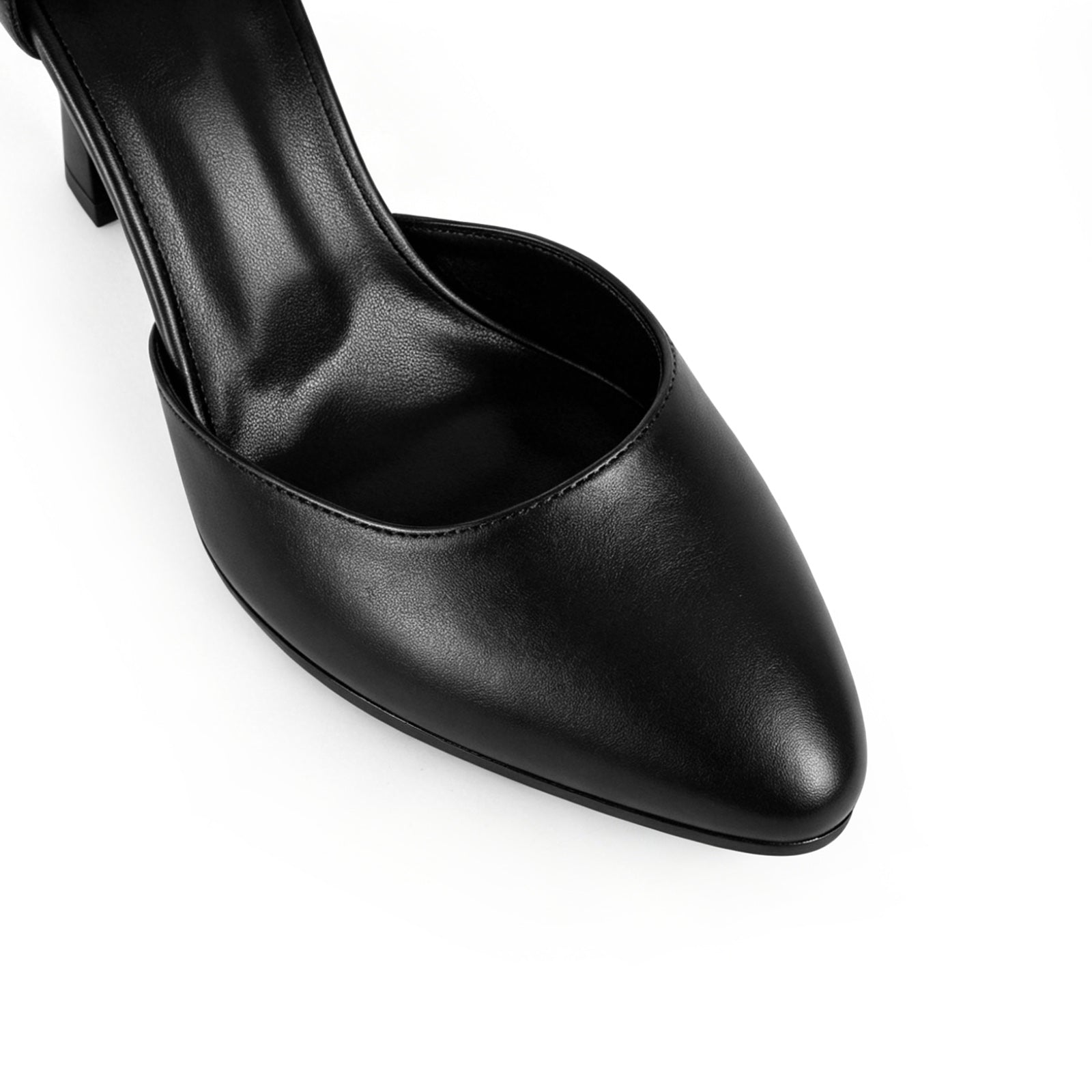 Pointed Toe Buckle Strap Stiletto Pumps - Onlymaker