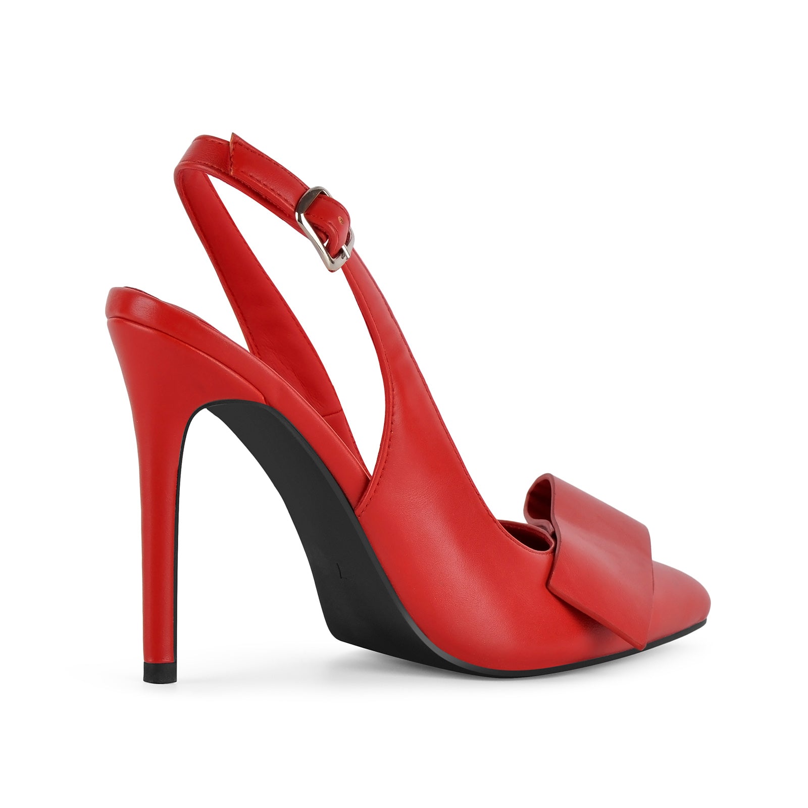 Pointed Toe Slingback Stiletto High Heels - Onlymaker