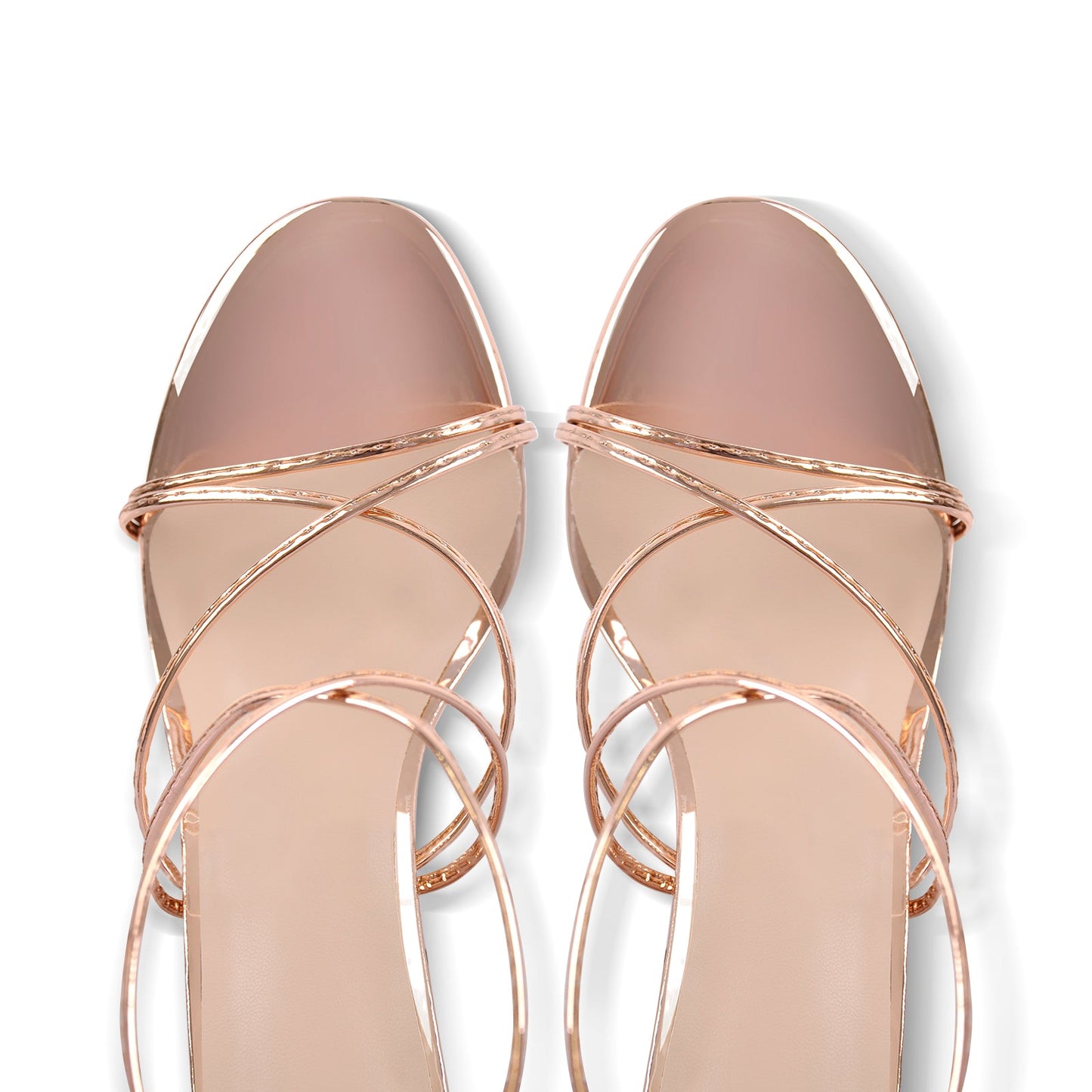 Open Toe Lace-up Chunky Sandals - Onlymaker