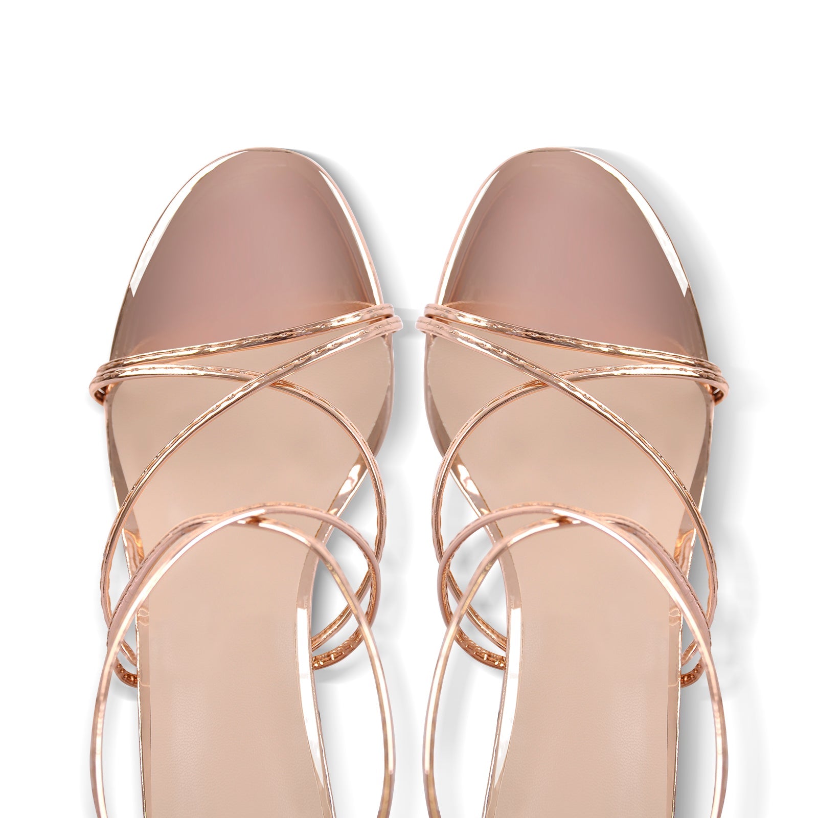 Open Toe Lace-up Chunky Sandals - Onlymaker