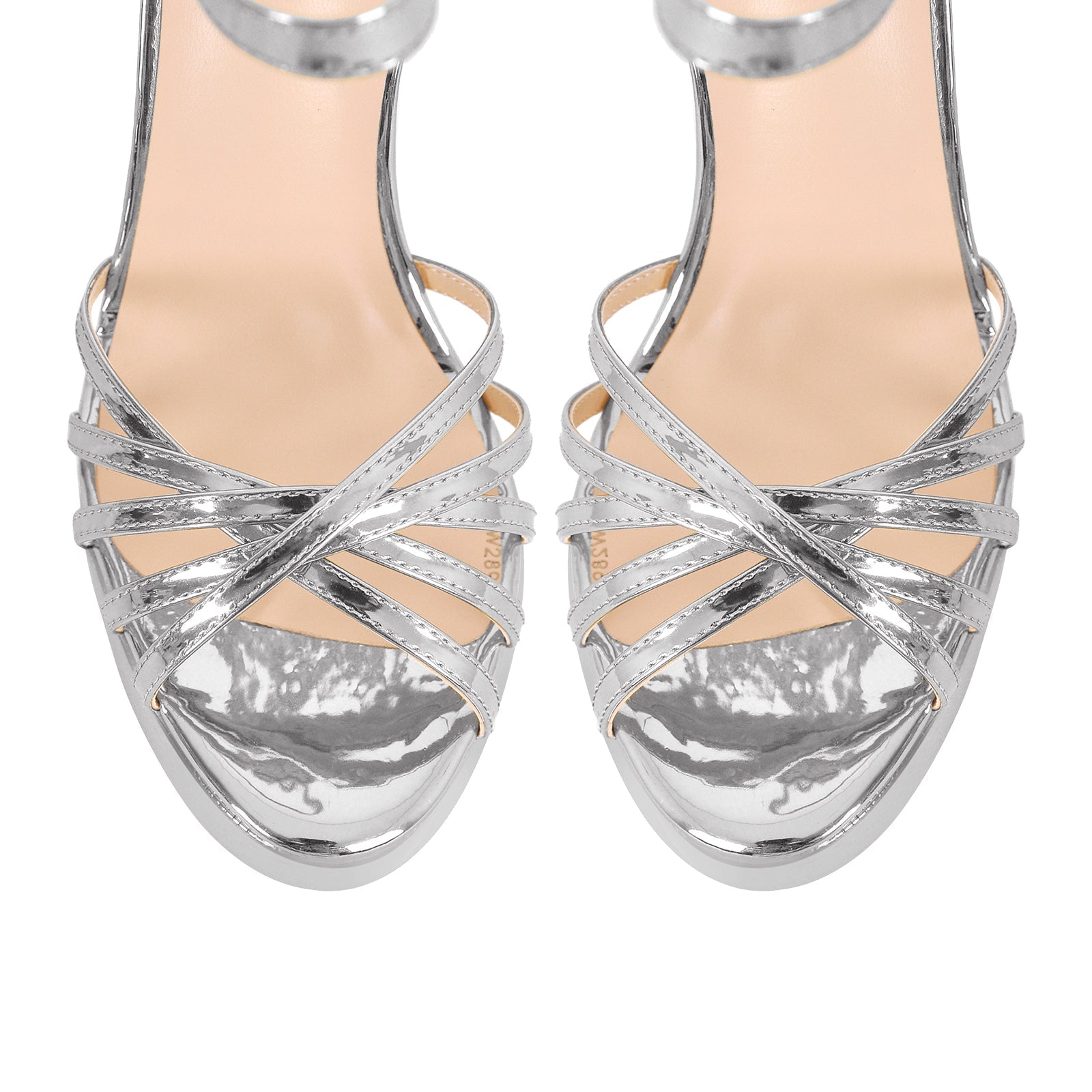 Buckle Strap Platform Chunky High Heels Sandals - Onlymaker