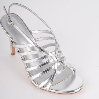 Round Toe Gladiator Slingback Sandals - Onlymaker