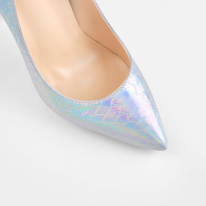 Colorful Pointed Toe Stone High Heels Stiletto Pumps - Onlymaker