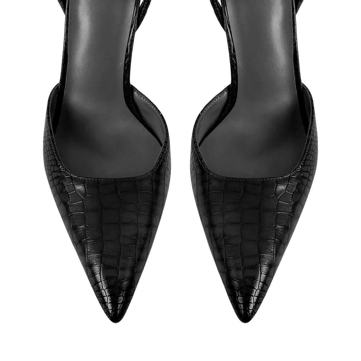 Pointed Toe Stiletto Ankle Strap Pumps - Onlymaker