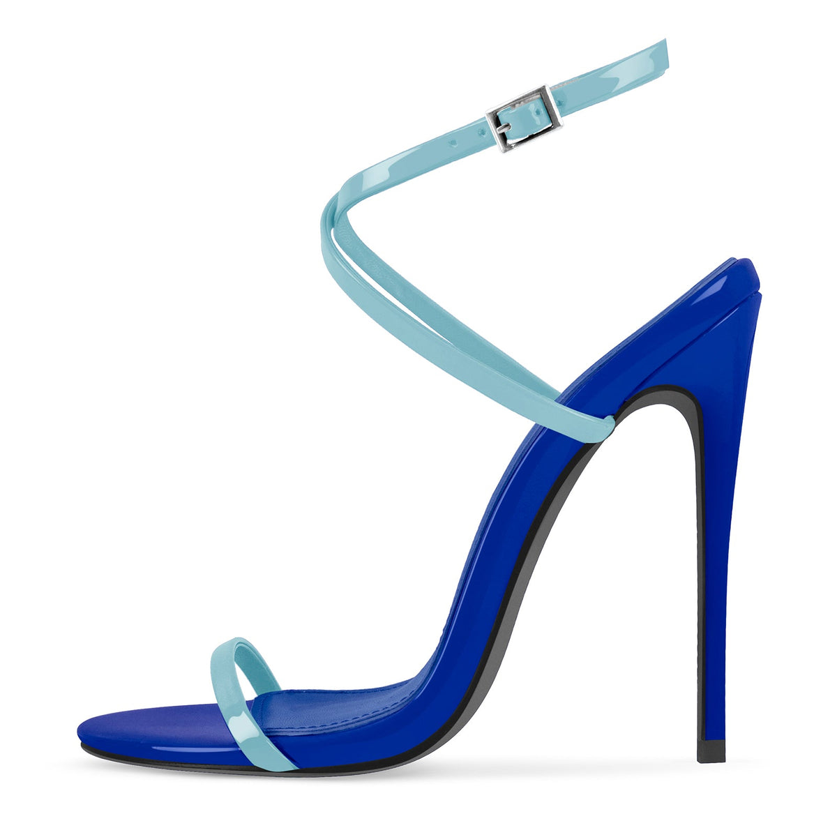 Round Toe Criss Cross Straps Sandals - Onlymaker
