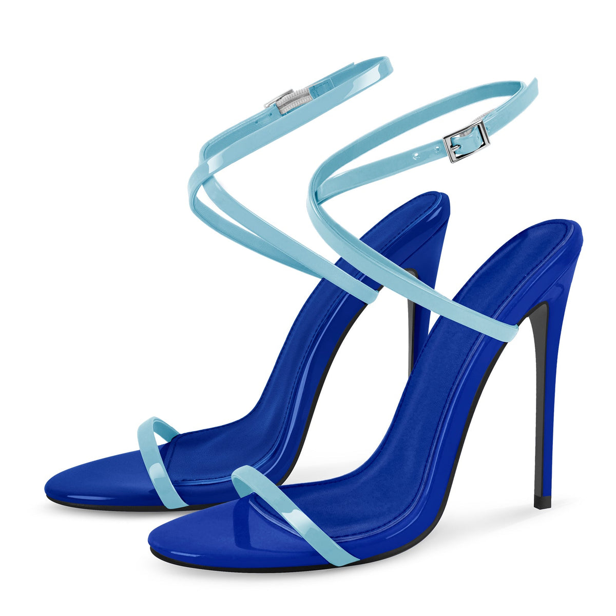 Round Toe Criss Cross Straps Sandals - Onlymaker