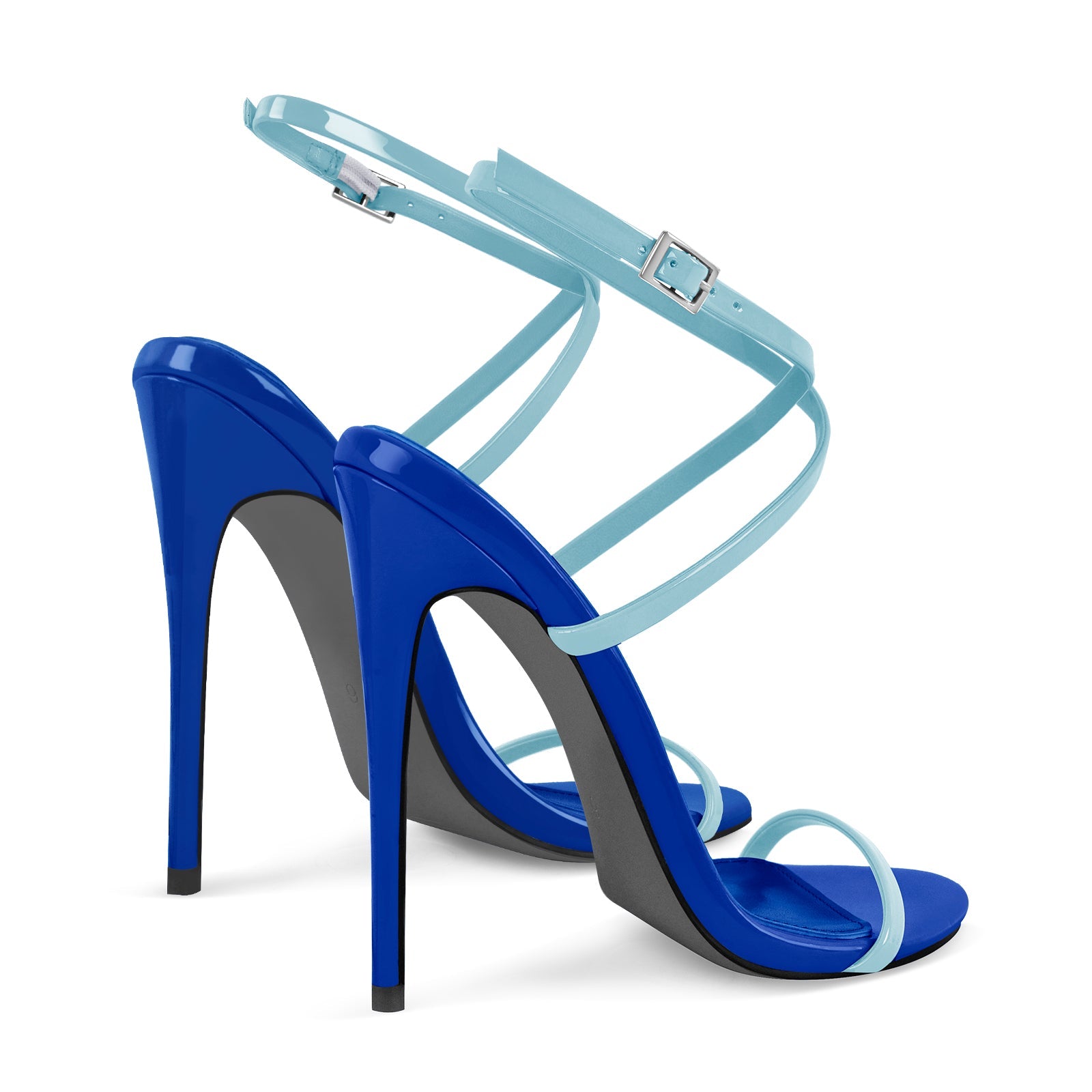 Round Toe Criss Cross Straps Sandals - Onlymaker