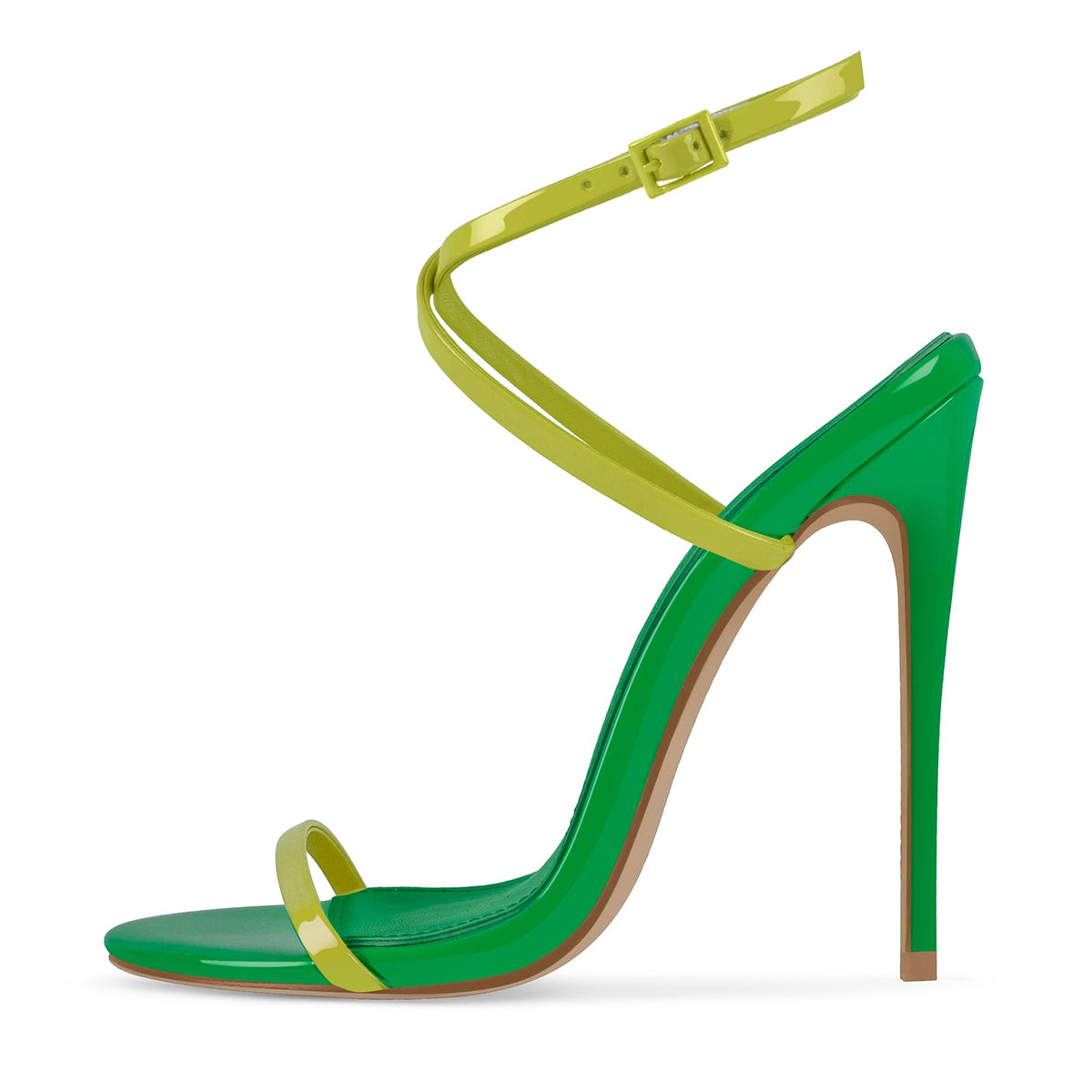 Round Toe Criss Cross Straps Sandals - Onlymaker