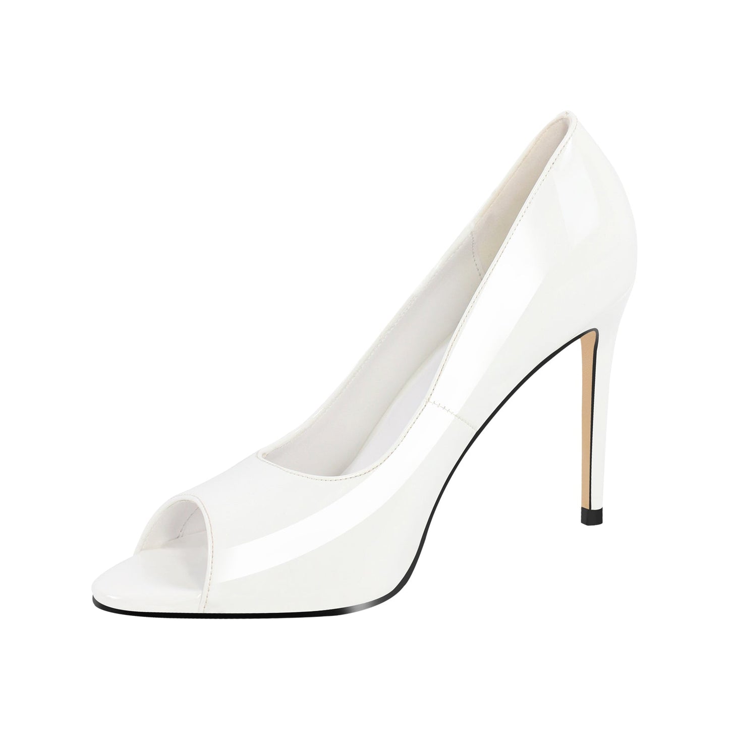 Peep Toe Classic High Heels - Onlymaker