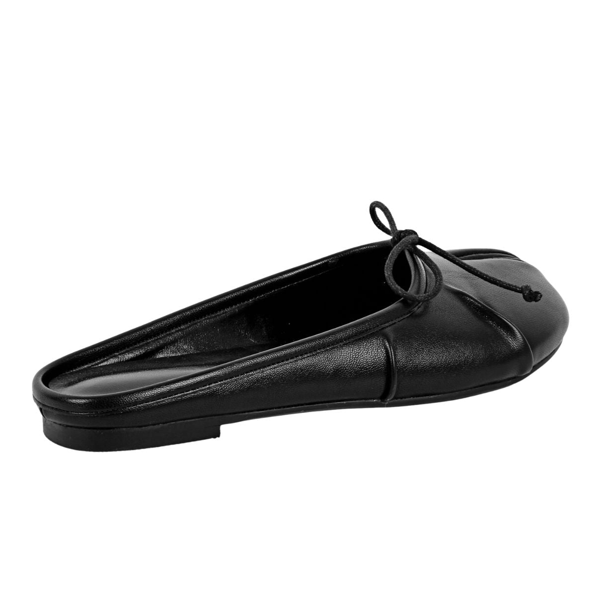 Bow Round Toe Tabi Mule Flats - Onlymaker